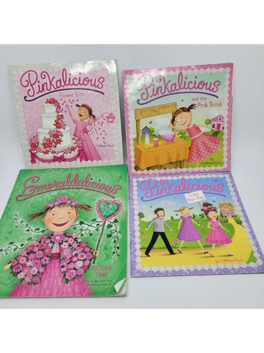PINKALICIOUS Lot of Children's Story Books by Victoria Kann - BK314